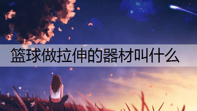 篮球做拉伸的器材叫什么