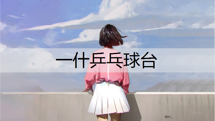 一什乒乓球台