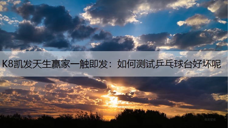 K8凯发天生赢家一触即发：如何测试乒乓球台好坏呢