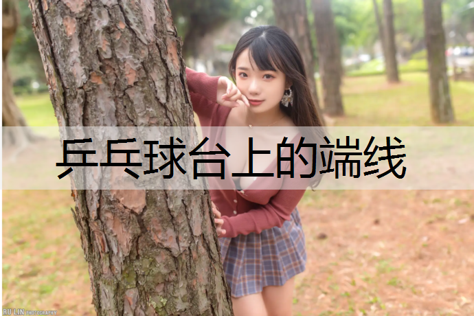 乒乓球台上的端线