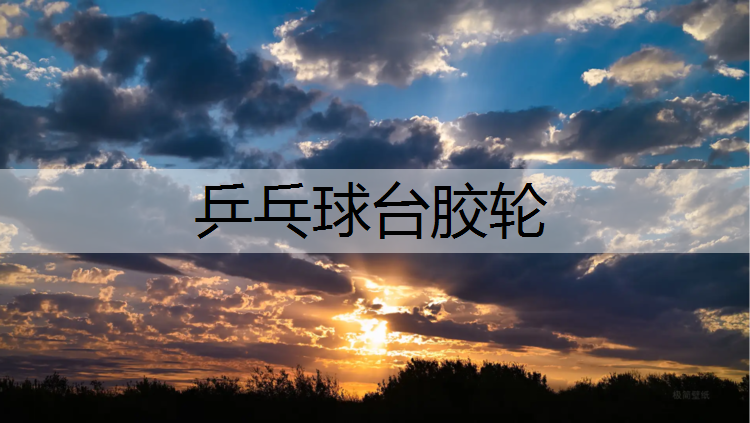 乒乓球台胶轮