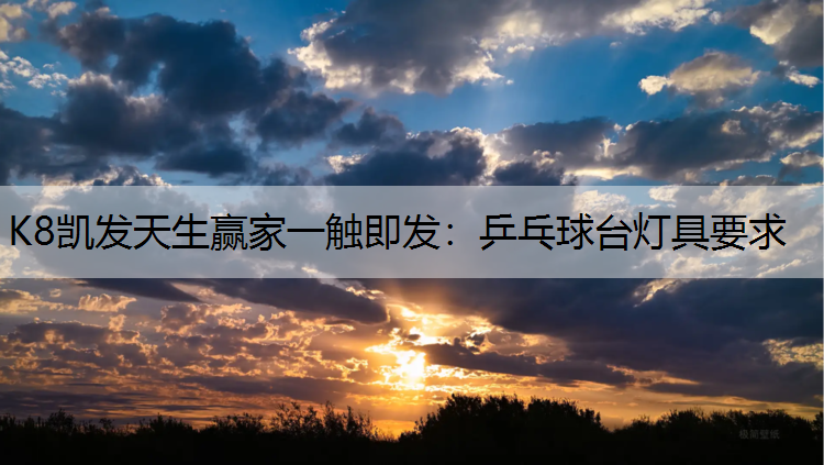 乒乓球台灯具要求