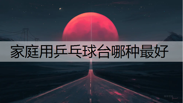家庭用乒乓球台哪种最好
